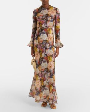 stacey sequin maxi dress Paillette Sequin Strapless Maxi Dress With Leg Slit