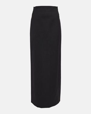 Wardrobe NYC Wool Maxi Skirt - Black
