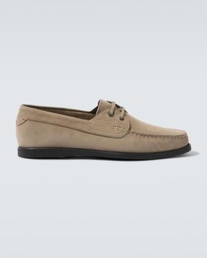 Brioni Leather Derby Shoes - White