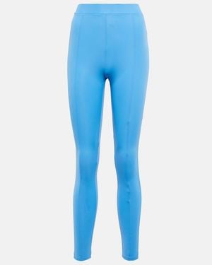 Alex Perry Leighton High-Rise Leggings - Blue