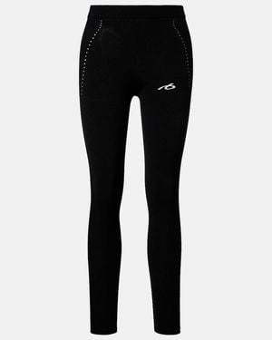 Balenciaga Jersey Leggings - Black