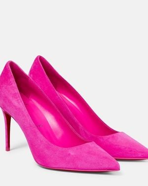 Christian Louboutin Kate Suede Court Shoes - Pink