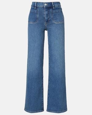 FRAME Le Slim Palazzo Wide-Leg Jeans - Blue