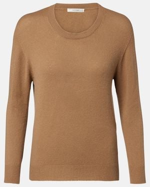 The Row Noler Cashmere Jumper - Brown