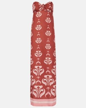 Adriana Degreas Maxi Dress - Red