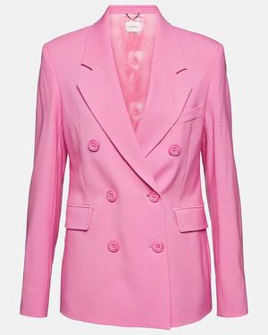 Dorothee Schumacher Striking Lightness Wool-Blend Blazer - Pink