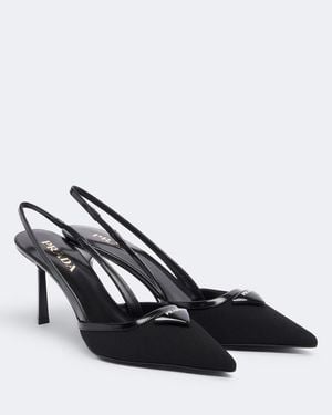 Prada Escarpins Slingback - Noir