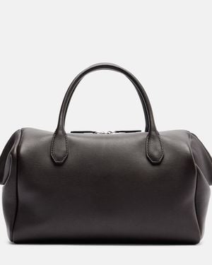 The Row Henkeltasche Faye Aus Leder - Schwarz