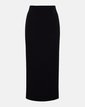 Roland Mouret Crepe Pencil Skirt - Black