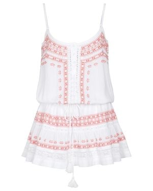 Melissa Odabash Karen Voile Minidress - White