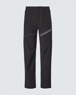 Kiko Kostadinov Fosco Virgin Wool Straight Trousers - Black