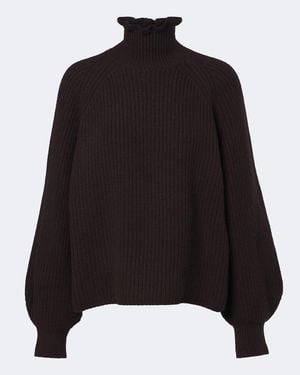 Max Mara Pullover Aus Wolle Und Kaschmir - Schwarz