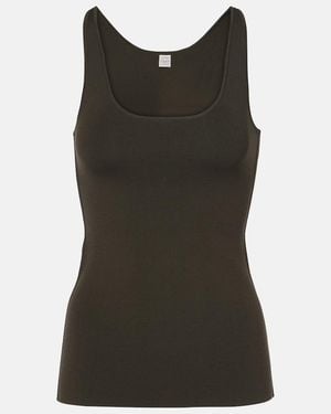 TOTEME Jersey Tank Top - Green