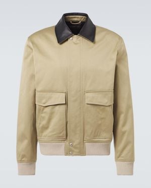 Wales Bonner Shade Cotton Sateen Blouson - Natural