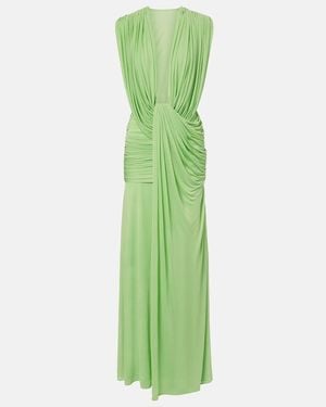 Christopher Esber Ripple Draped Jersey Gown - Green