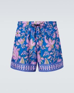 Etro Bedruckte Badehose - Blau