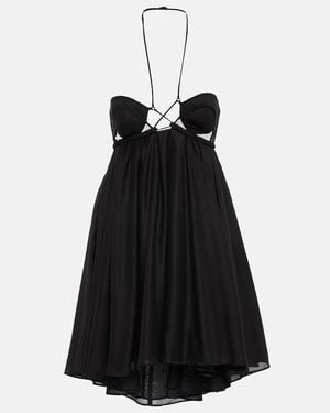 Nensi Dojaka Cutout Minidress - Black