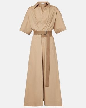Brunello Cucinelli Belt Dress - Natural