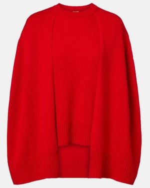 TOTEME Poncho De Cachemir - Rojo