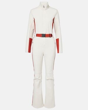 Yves Salomon Belted Ski Suit - White