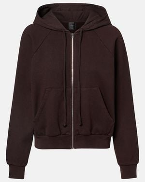 Leset Jamie Cotton Terry Hoodie - Brown