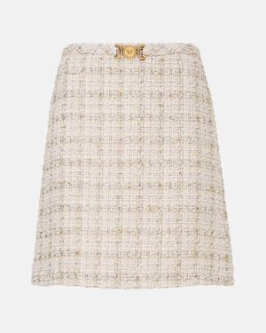 Versace Flared Mini Skirt - Natural