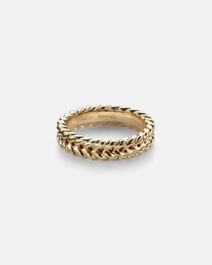 Anita Ko 18Kt Braided Ring - White