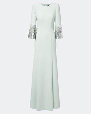 Jenny Packham Anita Embellished Gown - White