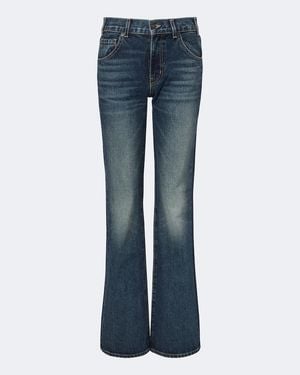 Nili Lotan Bootcut Jeans Roxane - Blau