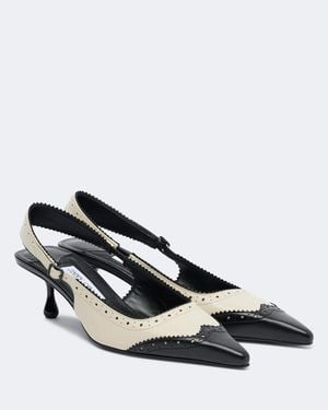 Jimmy Choo Amel Leather Slingback Court Shoes - Multicolour