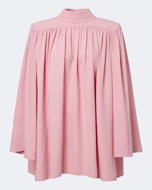 Valentino Cady Couture Draped Top - Pink