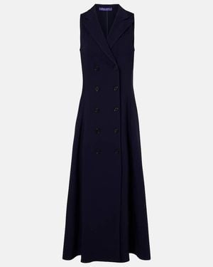Ralph Lauren Midikleid Alecia Aus Einem Baumwollgemisch - Blau
