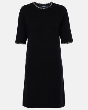 Max Mara Denny Wool And Cashmere Midi Dress - Black