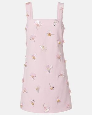 Jonathan Simkhai Ella Embellished Minidress - Pink