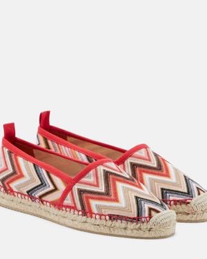 Missoni Elle Raschel Espadrilles - Red