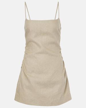 SIR. Iris Linen Minidress in Red | Lyst
