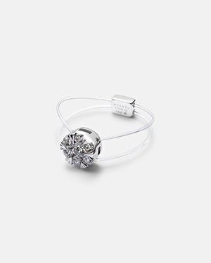PERSÉE Ring Floating Aus 18Kt Weissgold Mit Diamant - Weiß