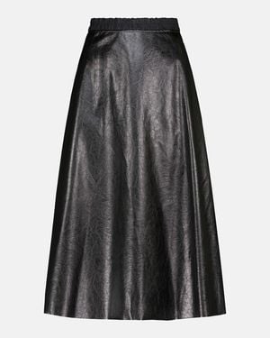 Moncler Faux Midi Skirt - Black