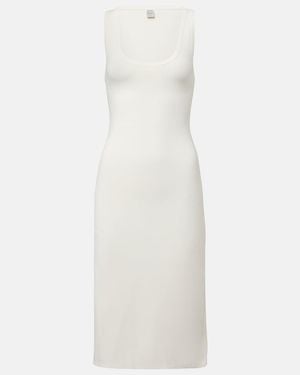 TOTEME Jersey Tank Dress - White