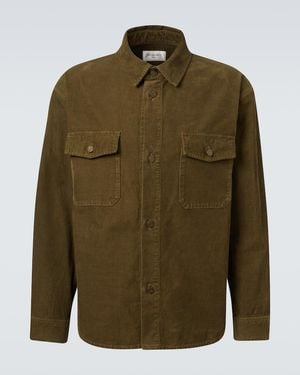 Saint Laurent Corduroy Overshirt - Green