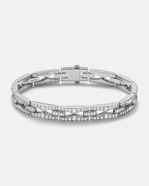 BVLGARI Armband B.Zero1 Aus 18Kt Weissgold Mit Diamanten - Mettallic