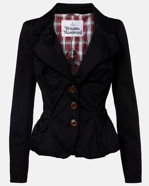 Vivienne Westwood Blazer Aus Einem Baumwollgemisch - Schwarz
