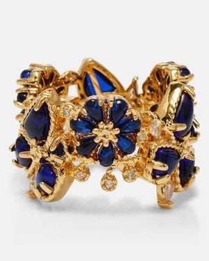Zimmermann Anello Bloom Band Bagnato - Blu