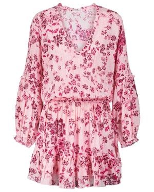 Poupette Ilona Floral Minidress - Pink