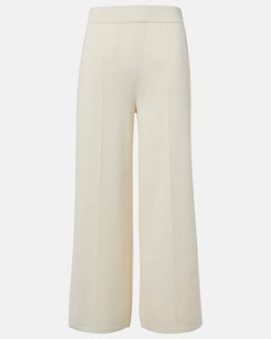 JOSEPH High-Rise Wide-Leg Pants - Natural