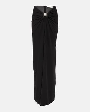 Christopher Esber Bezel Quartz Maxi Skirt - Black