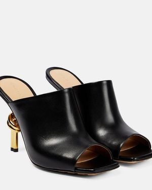 Bottega Veneta Knot Leather Mule - Black