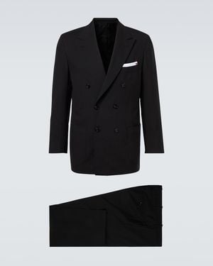 Kiton Wool Suit - Black