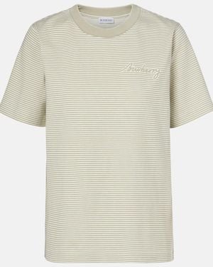 Burberry Cotton Jersey T-Shirt - White