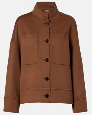 Max Mara Renna Virgin Wool Jacket - Brown